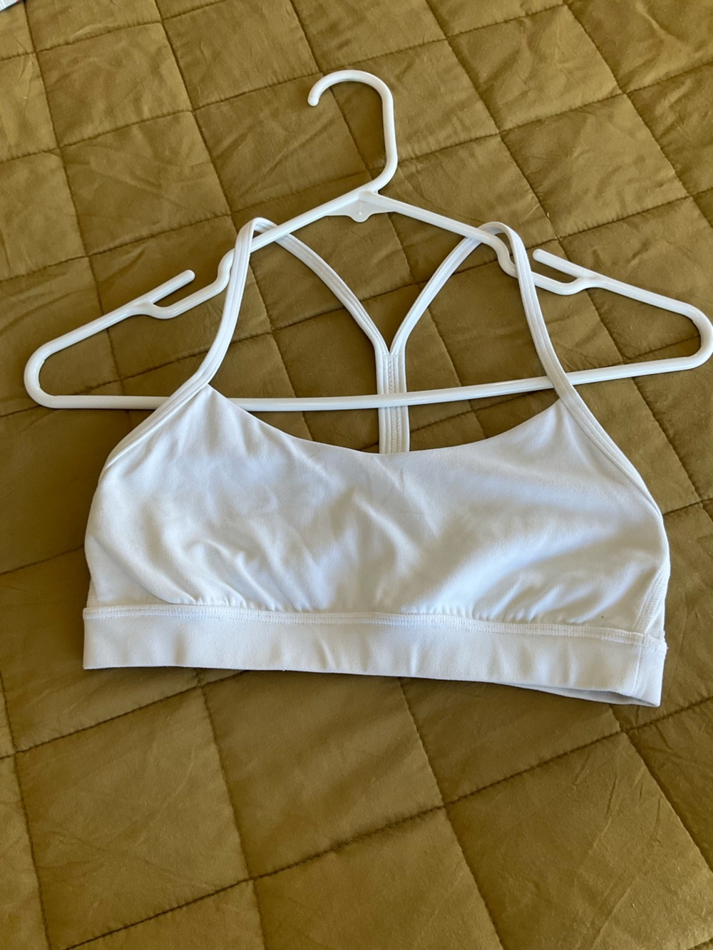 Lululemon athletica White Strappy Sports Bra